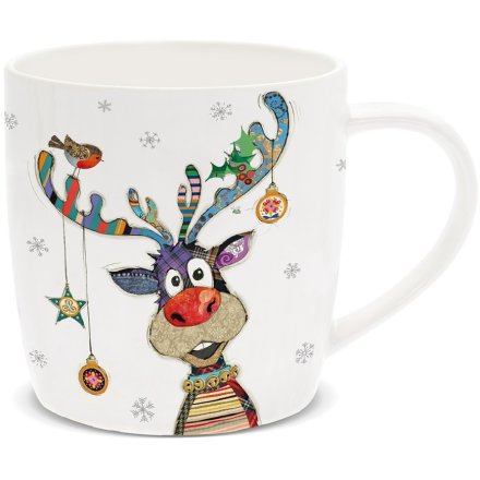 Bug Art Reindeer Fine China Mug