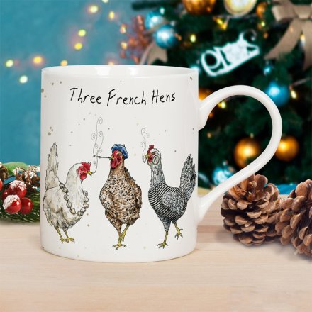 Bewilderbeest French Hens Mug