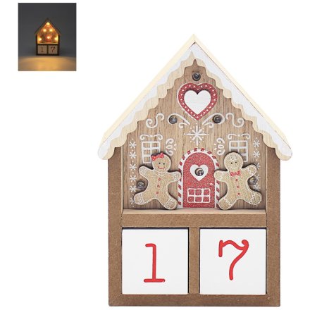 Gingerbread Calendar LED