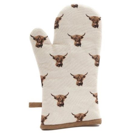 Highland Cow Oven Glove