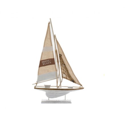 23cm Natural Sailing Boat