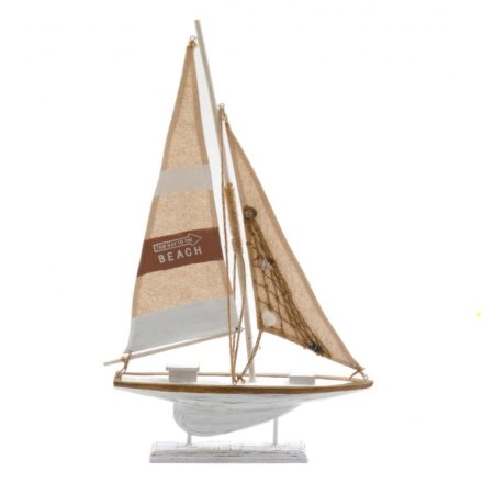 42.5cm Natural Sailing Boat