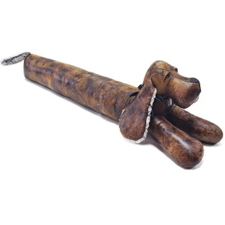 Faux Leather Dachsund Draught Excluder