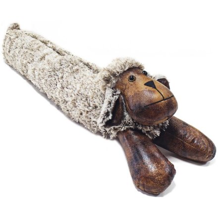Faux Leather Sheep Draught Excluder