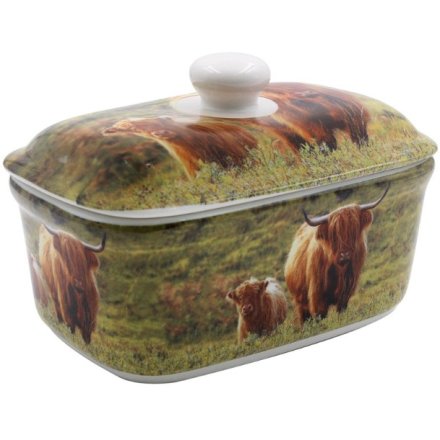 The Leonardo Collection Highland Cow and Calf Design - Melamine Spoon Rest