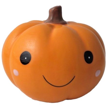 Ceramic Pumpkin, 11cm