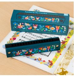 A fun wooden harmonica with illustrations from the Fairies In The Garden range.