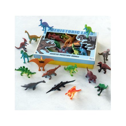 Prehistoric Land Dinosaurs Box of 16 