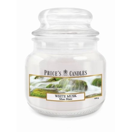 Prices White Musk Jar Candle