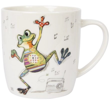Bug Art Freddy Frog Mug.