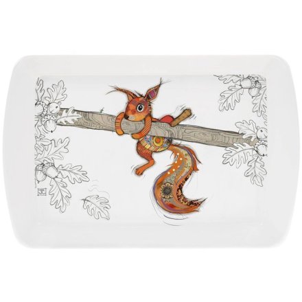 Bug Art Sammy Squirrel Tray