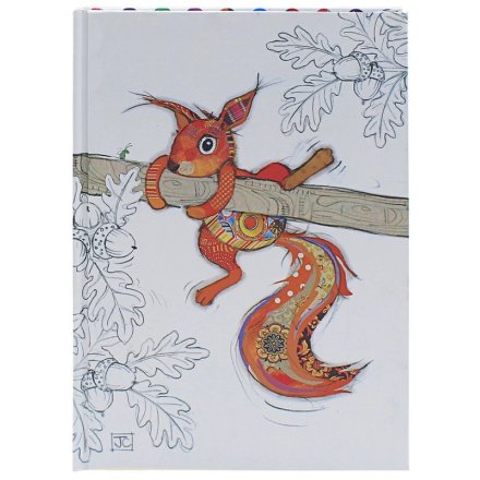 Sammy Squirrel Bug Art - Note Book