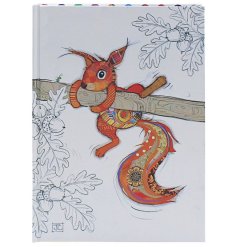 Illustrated by Bug Art with Sammy Squirrel this notebook makes a lovely gift.