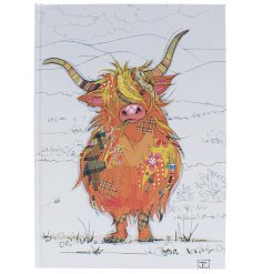 Illustrated by Bug Art with Highland Hamish this notebook makes a lovely gift.