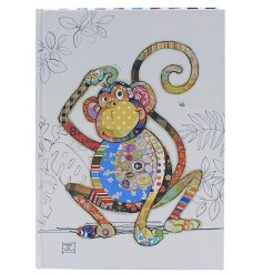 Illustrated by Bug Art with Monty Monkey this notebook makes a lovely gift.