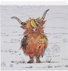 Illustrated by Bug Art with Highland Hamish this memo pad makes a lovely gift.