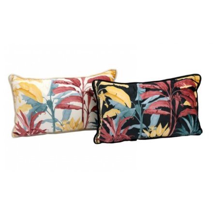 Long Tropical Palm Cushion, 2a
