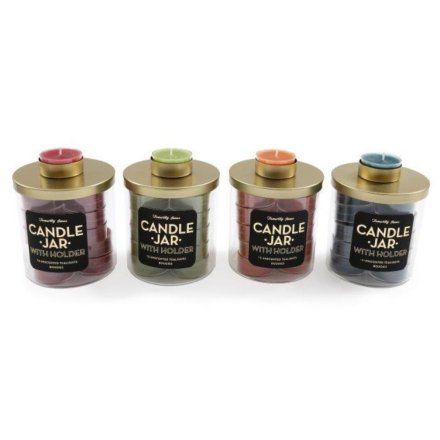 Pk15 T-light Candles In Jar, 4a