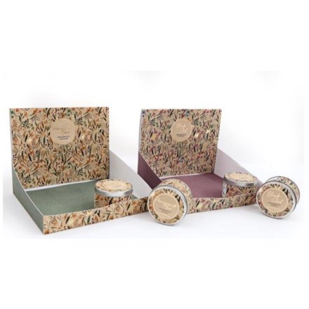 Leaf Candle Tin, 7.5cm, 2a