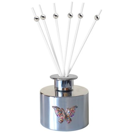 Silver Diffuser Butterfly, 100ml