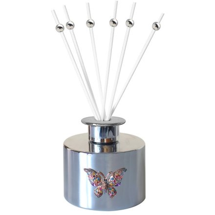 Silver Diffuser Butterfly, 200ml