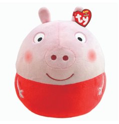 An adorable Peppa Pig squishy beanie from the TY range. 