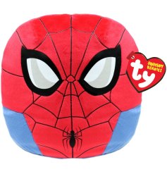 A squishy beanie TY soft toy with Spiderman design. 