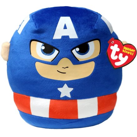 Captain America Squishy Beanies, 20cm