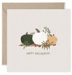 Illustrated Happy Halloween Greeting Card 
