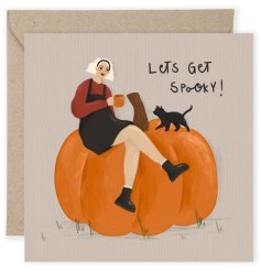 Let's Get Spooky Greeting Card