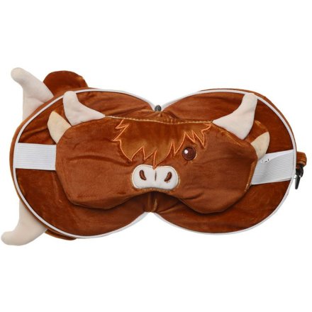 Shaun The Sheep Relaxeazz Plush Travel Pillow & Eye Mask | Great British Brands USA - View #11