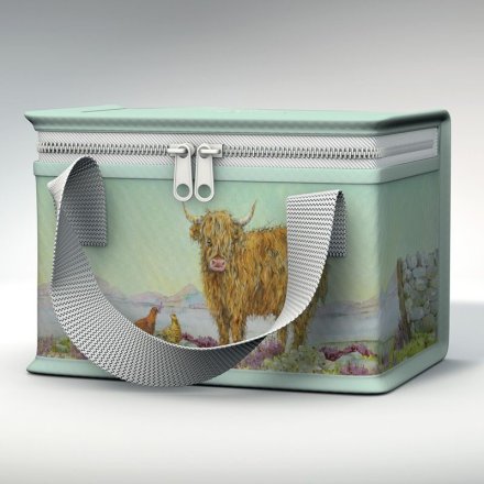 Recycled Plastic Lunch Bag - Jan Pashley Highland Cow