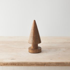 Add texture and character to the home this season with this sculptural cone shaped Christmas tree crafted from Mango Woo