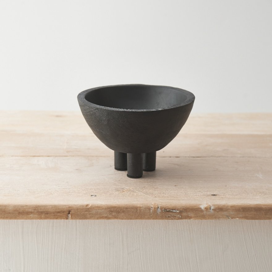 Black Decorative Bowl, 15cm