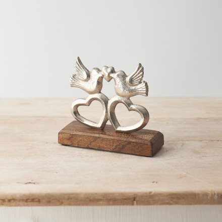 Birds Heart Ornament, 12cm