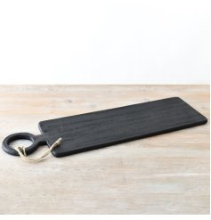 A stylish and unique board made from natural mango wood. A natural product with character and texture. 