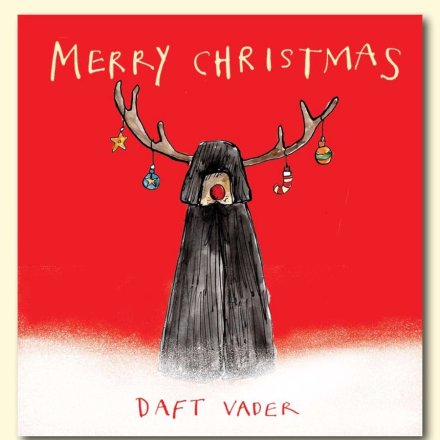 Daft Vader Christmas Card, 15cm