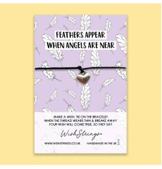 Feathers appear when angels are near. A thoughtful sentiment gift item to send to loved ones. 