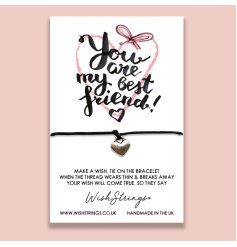 You are my best friend. Send your best friend a little wish with this sentiment gift and illustrated card. 