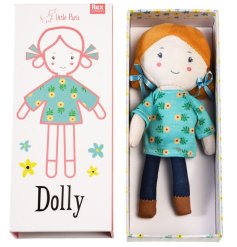 A sweet dolly companion for little ones to take on their big adventures. 