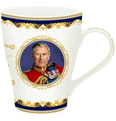 Celebrate the coronation of HM King Charles III with this fine quality memorabilia mug with colour gift box. 