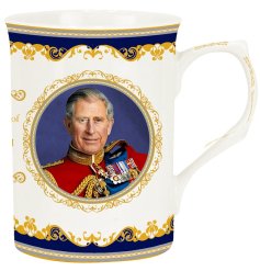 A fine quality mug to mark the coronation of HM King Charles III