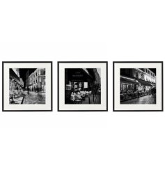 3 Assorted designs of Monochrome wall art