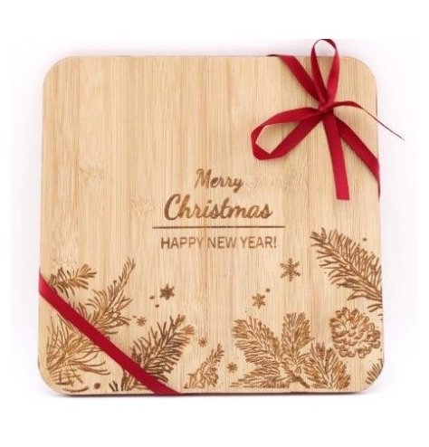 Create tempting grazing boards and prepare a festive feast with this stylish bamboo board.