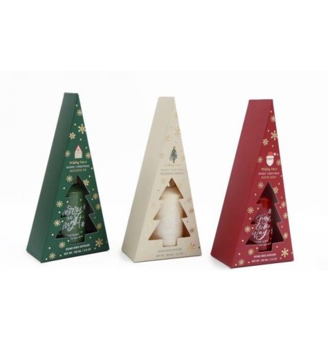 Fill the home with beautiful seasonal aromas. Each stylish diffuser is decorated with a seasonal slogan and gift boxed