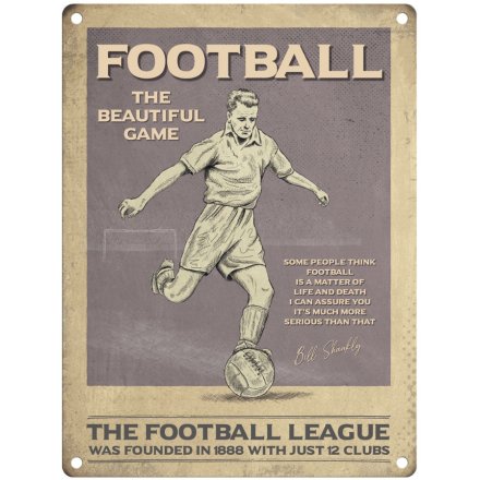 Football - The Football League Metal Sign