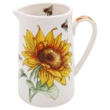 A delightful jug from the Bee - Tanical range. Displaying beautiful Sunflowers and bees