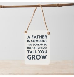 A father is someone you look up to no matter how tall you grow. 