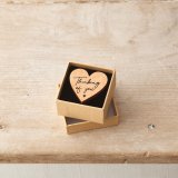 Show someone you're thinking of them by gifting them with this charming wooden keepsake token. 
