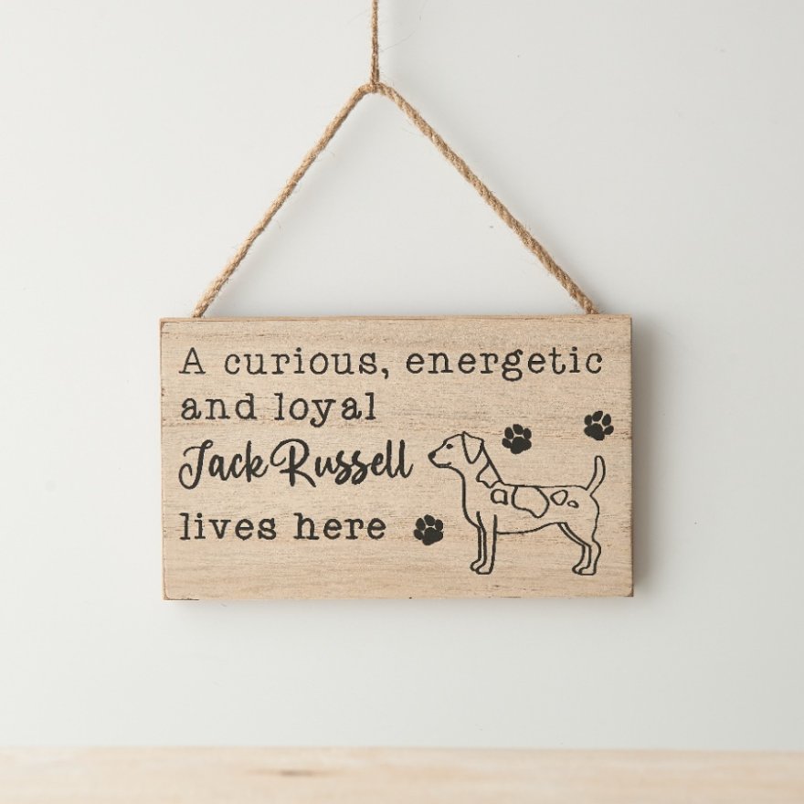 15cm Jack Russell Hanging Sign